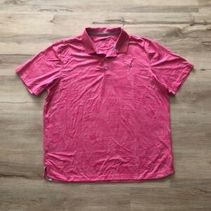 Puma Vibrant Pink Polo Shirt